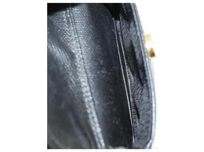 Zaino in pelle nero e oro Gianni Versace Auth BA10433 D'oro - vista 25