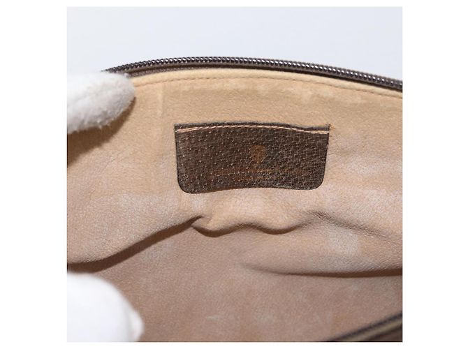 Borsa a Spalla Gucci GG Supreme Web Sherry Line PVC Beige 904 02 026 Auth 172873 - vista 16