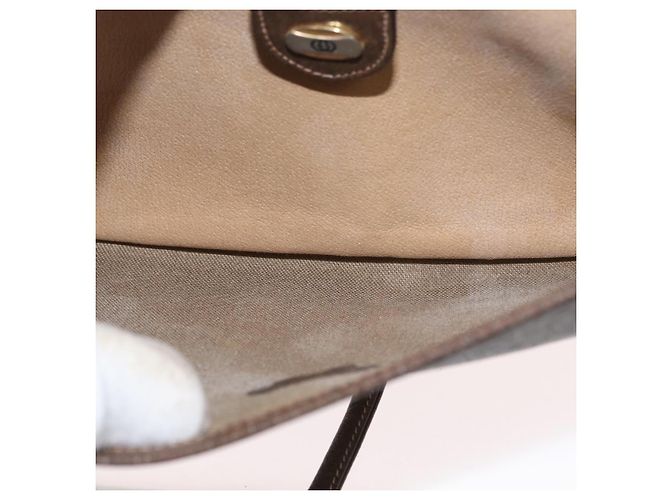 Borsa a Spalla Gucci GG Supreme Web Sherry Line PVC Beige 904 02 026 Auth 172873 - vista 20