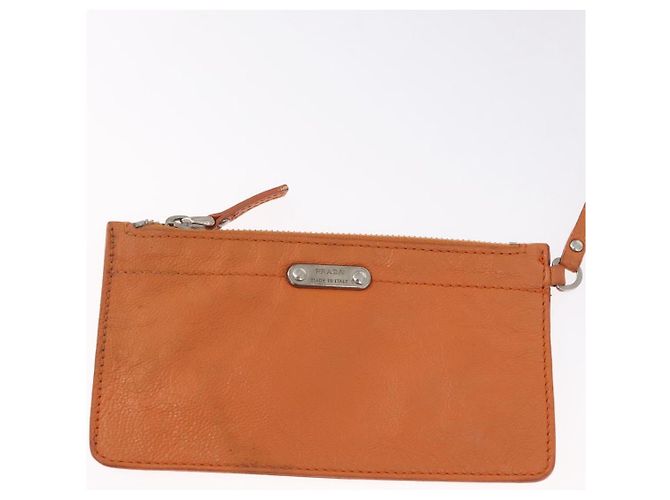 PRADA Borsa a Spalla con Borchie in Pelle Plastica Marrone Argento Auth 172906SAV - vista 16