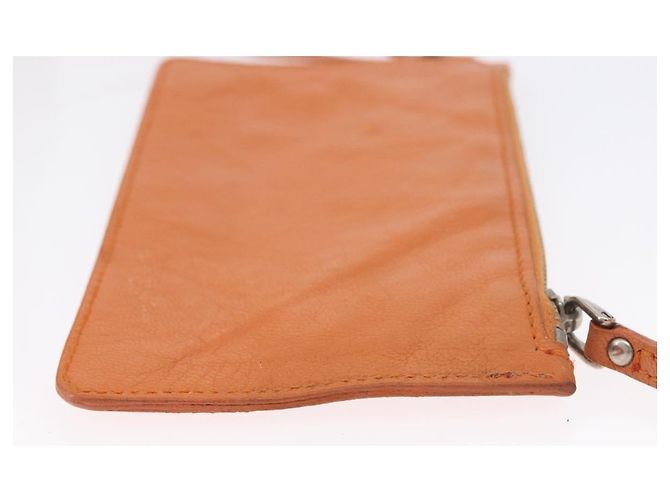 PRADA Borsa a Spalla con Borchie in Pelle Plastica Marrone Argento Auth 172906SAV - vista 18