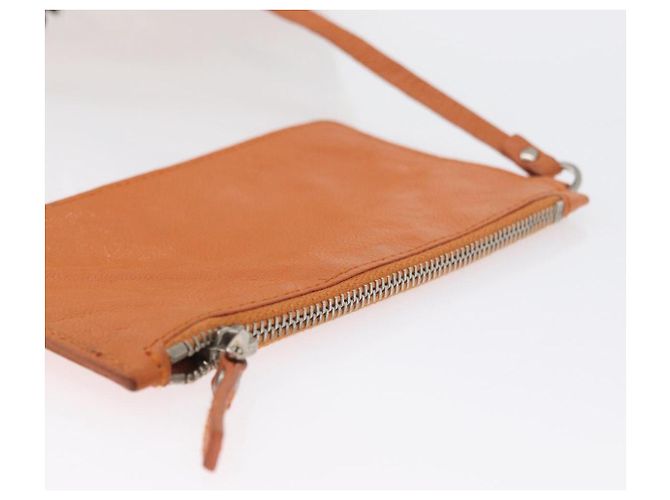 PRADA Borsa a Spalla con Borchie in Pelle Plastica Marrone Argento Auth 172906SAV - vista 19