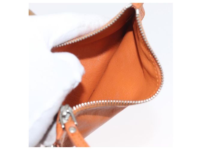 PRADA Borsa a Spalla con Borchie in Pelle Plastica Marrone Argento Auth 172906SAV - vista 22