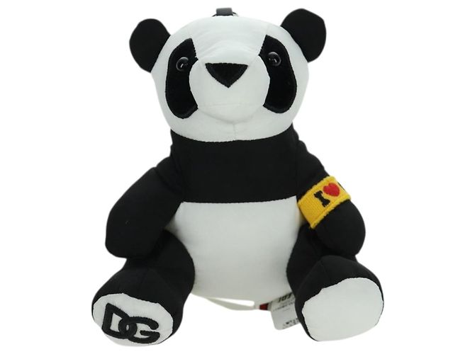 Dolce & Gabbana DOLCE&GABBANA D&G x Jujutsu Kaisen Panda Charm Nylon Nero Bianco Auth 166971SM - vista 13
