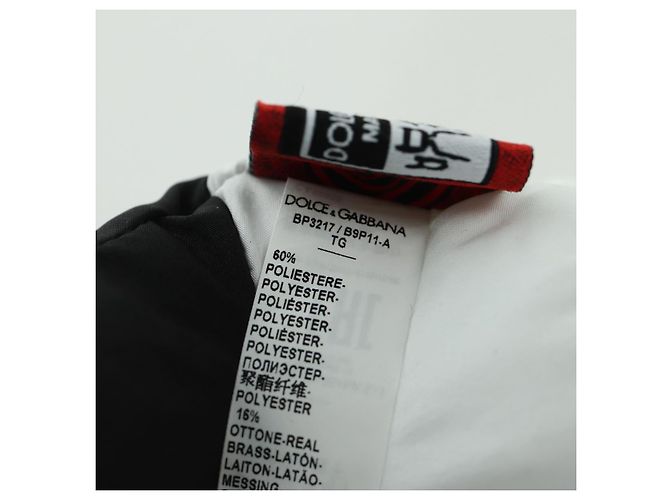 Dolce & Gabbana DOLCE&GABBANA D&G x Jujutsu Kaisen Panda Charm Nylon Nero Bianco Auth 166971SM - vista 15