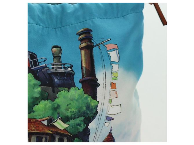 LOEWE - Pochette in tela multicolore del Castello Errante di Studio Ghibli Auth 166976SM - vista 18