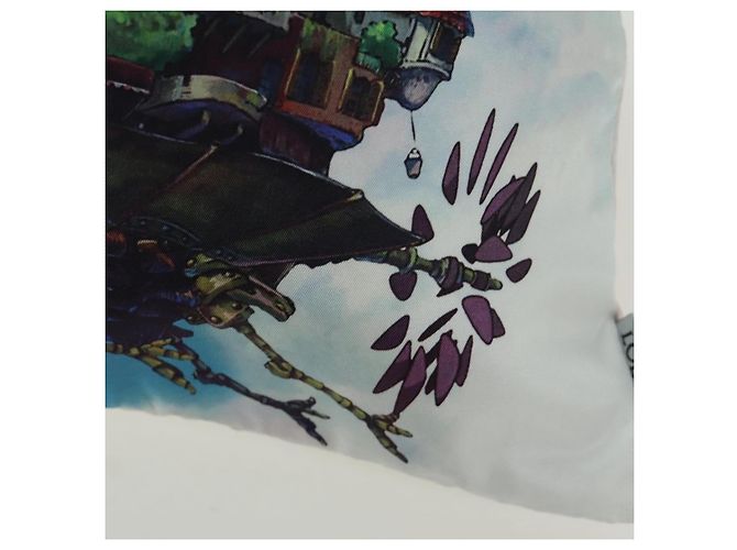 LOEWE - Pochette in tela multicolore del Castello Errante di Studio Ghibli Auth 166976SM - vista 20