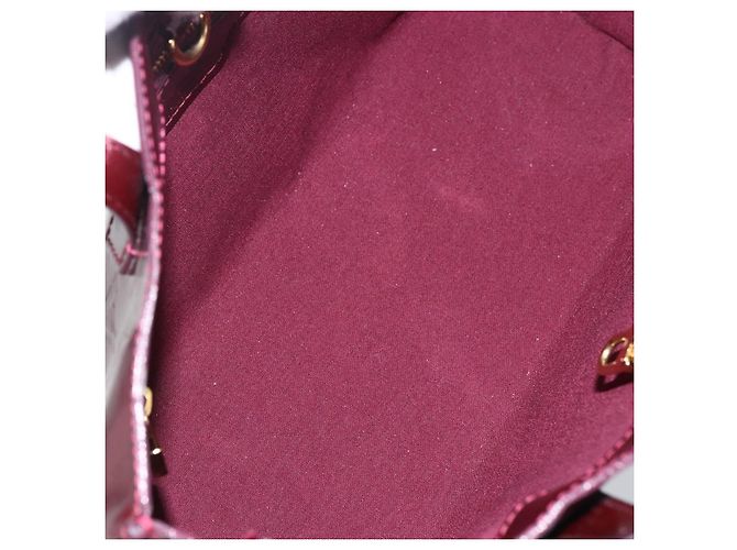 LOUIS VUITTON Borsa Wilshire PM Monogram Vernis Amarante M93641 LV Auth ki6551M Bordò - vista 10
