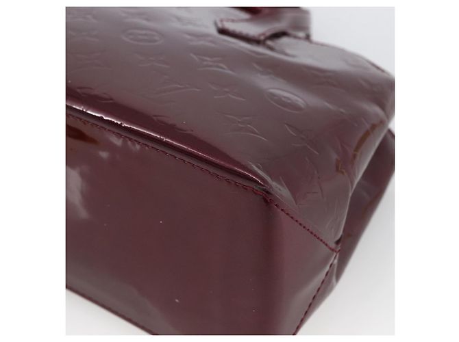 LOUIS VUITTON Borsa Wilshire PM Monogram Vernis Amarante M93641 LV Auth ki6551M Bordò - vista 15