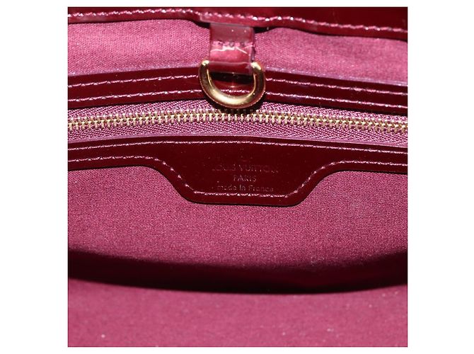 LOUIS VUITTON Borsa Wilshire PM Monogram Vernis Amarante M93641 LV Auth ki6551M Bordò - vista 18