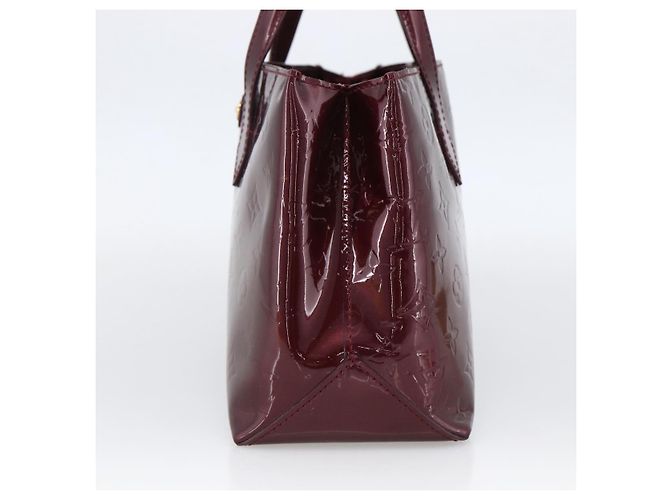 LOUIS VUITTON Borsa Wilshire PM Monogram Vernis Amarante M93641 LV Auth ki6551M Bordò - vista 4