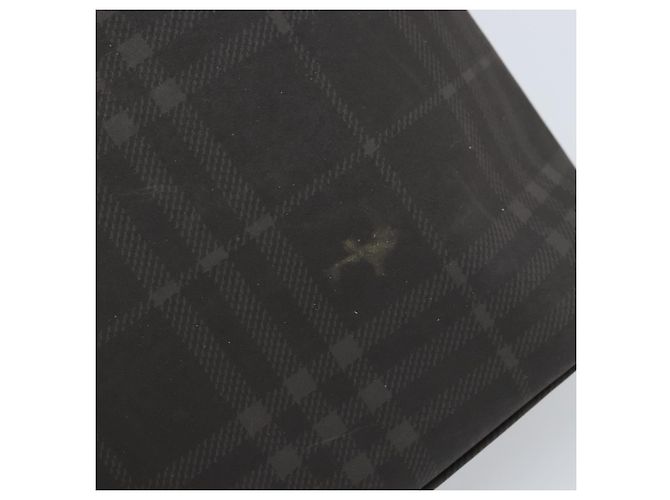 BURBERRY Nova Check Handtasche aus PVC braun silber authentisch bs33672 - Ansicht 10