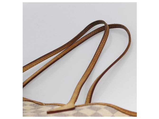 LOUIS VUITTON Borsa Tote Neverfull MM Damier Azur N41605 Auth LV LNZ052 - vista 8