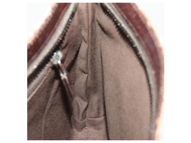 Borsa a Spalla GG Canvas Gucci Beige Argento 122793 Auth ep13100 - vista 17
