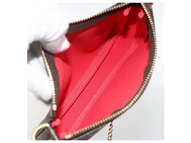 LOUIS VUITTON Monogram Vivienne Mini Pochette Accesorios M80863 Auth 167032SM Monograma - vista 10