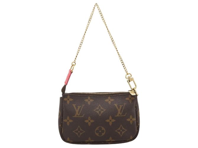 LOUIS VUITTON Monogram Vivienne Mini Pochette Accesorios M80863 Auth 167032SM Monograma - vista 2