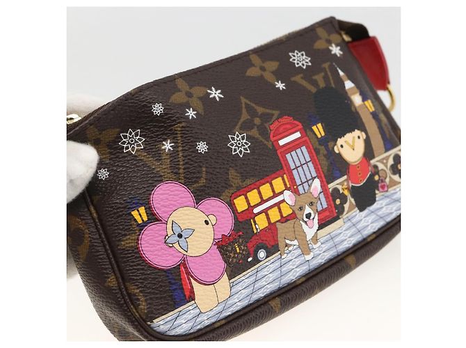 LOUIS VUITTON Monogram Vivienne Mini Pochette Accesorios M80863 Auth 167032SM Monograma - vista 20