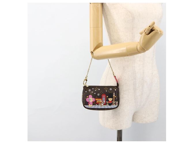 LOUIS VUITTON Monogram Vivienne Mini Pochette Accesorios M80863 Auth 167032SM Monograma - vista 23