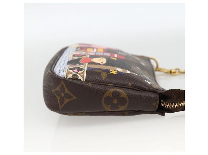 LOUIS VUITTON Monogram Vivienne Mini Pochette Accesorios M80863 Auth 167032SM Monograma - vista 4