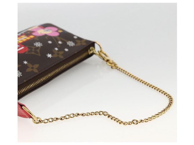 LOUIS VUITTON Monogram Vivienne Mini Pochette Accesorios M80863 Auth 167032SM Monograma - vista 7