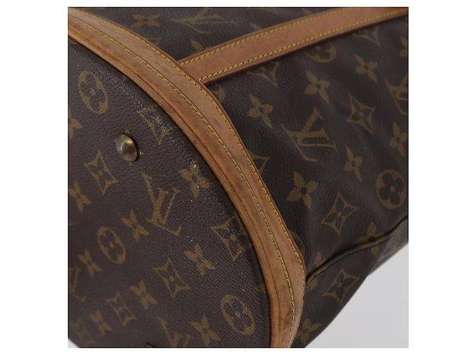 LOUIS VUITTON Borsa a Spalla Monogram Bucket GM M42236 LV Auth ka1845 Monogramma - vista 14