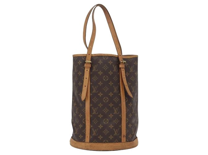 LOUIS VUITTON Borsa a Spalla Monogram Bucket GM M42236 LV Auth ka1845 Monogramma - vista 2