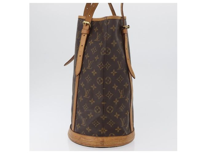 LOUIS VUITTON Borsa a Spalla Monogram Bucket GM M42236 LV Auth ka1845 Monogramma - vista 3