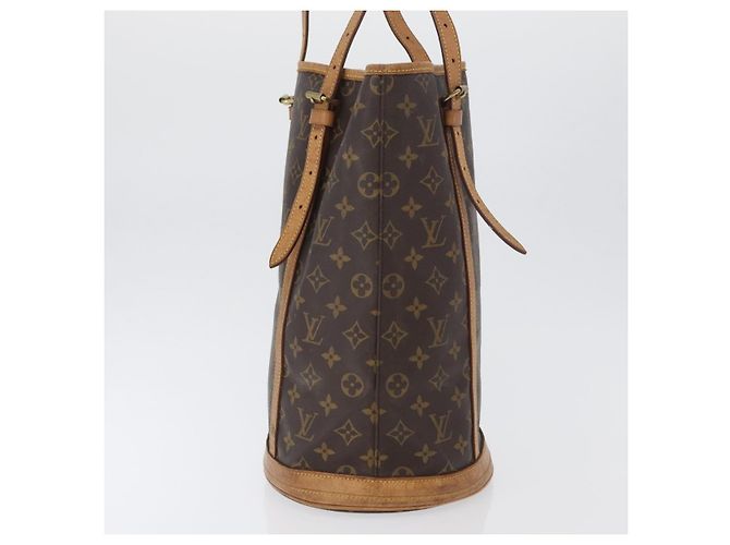 LOUIS VUITTON Borsa a Spalla Monogram Bucket GM M42236 LV Auth ka1845 Monogramma - vista 4
