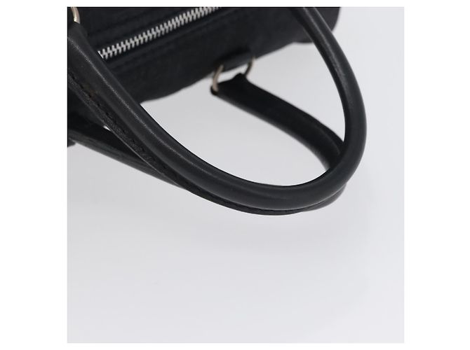 Borsa Boston Christian Dior in suede blu navy argento autentica mr2069 - vista 7