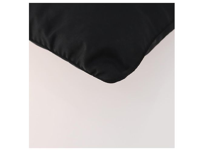 Borsa a Spalla PRADA in Nylon Nero Argento Autentica bs33344 - vista 16