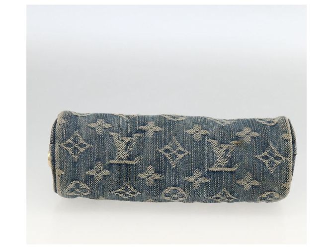 LOUIS VUITTON Denim Trousse Speedy PM Accessory Pouch M95082 Auth LNZ411A Blue - view 6