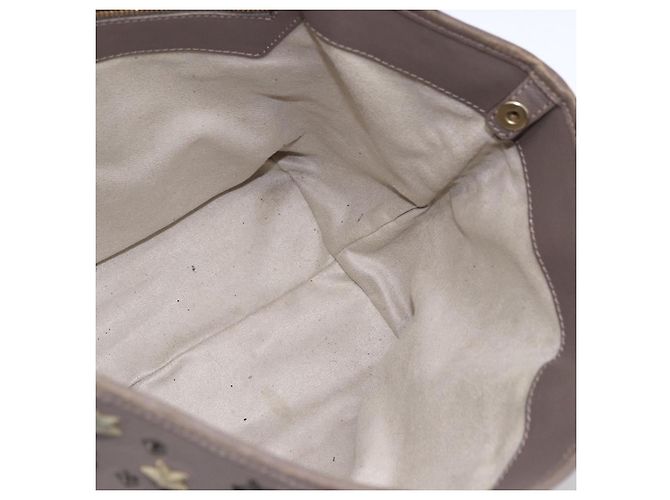 Sac Tote en Cuir Gris Jimmy Choo Auth bs33580 Marron - vue 17
