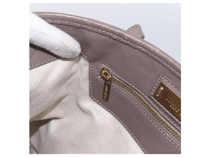 Sac Tote en Cuir Gris Jimmy Choo Auth bs33580 Marron - vue 19