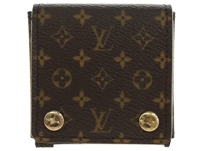 BOÎTE À BIJOUX Monogram LOUIS VUITTON Boîte à bijoux LV Auth 166989M Monogramme - vue 13