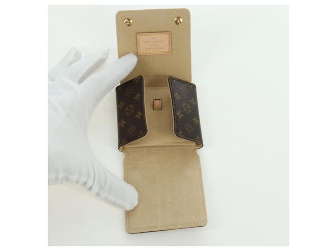BOÎTE À BIJOUX Monogram LOUIS VUITTON Boîte à bijoux LV Auth 166989M Monogramme - vue 8