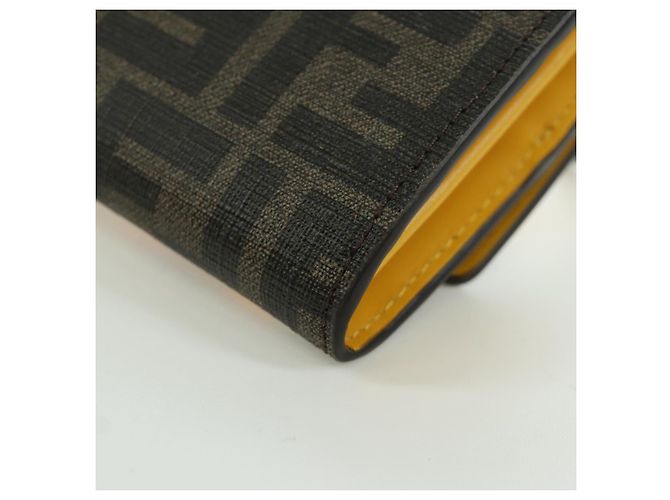 FENDI xFRGMTxPOKEMON Portafoglio a Catena in Tela Zucca Drago Nero Auth 166959SM - vista 18