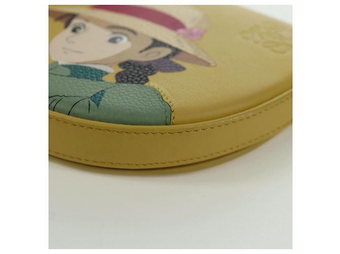 LOEWE - Studio Ghibli Scarpe con Tacco Sophie del Castello Errante Pelle Auth 167002SM Giallo - vista 15