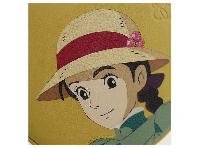 LOEWE - Studio Ghibli Scarpe con Tacco Sophie del Castello Errante Pelle Auth 167002SM Giallo - vista 19