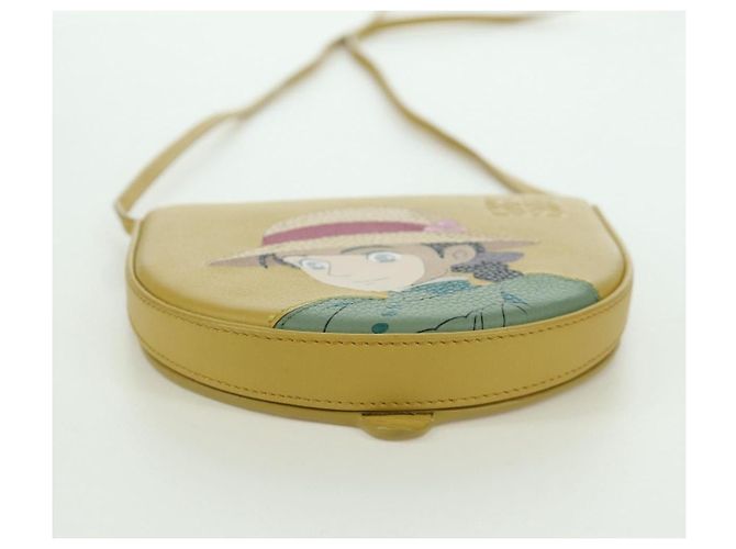 LOEWE - Studio Ghibli Scarpe con Tacco Sophie del Castello Errante Pelle Auth 167002SM Giallo - vista 5
