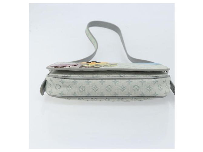 LOUIS VUITTON Borsa Monogram Mini Musette Comte de Fe Grigia M92279 LV Auth 166232V Marrone - vista 5