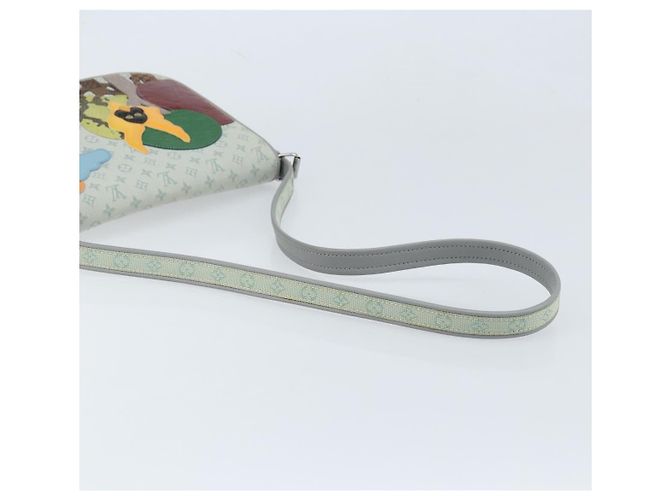 LOUIS VUITTON Borsa Monogram Mini Musette Comte de Fe Grigia M92279 LV Auth 166232V Marrone - vista 7