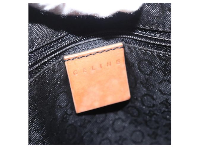 Céline CELINE C Macadam Canvas Schultertasche aus Wildleder Schwarz Silber Authentisch ki6507 - Ansicht 17