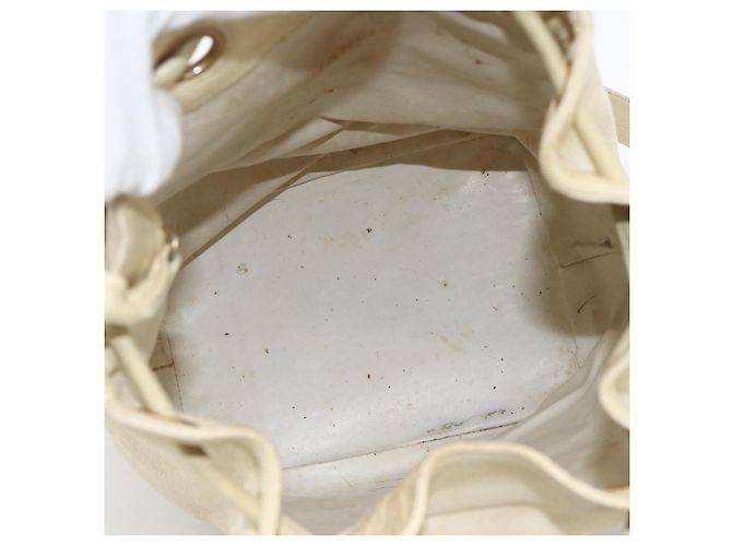CHANEL Schultertasche aus Kaviarleder Creme Gold CC Auth BA11064 Golden Roh - Ansicht 11