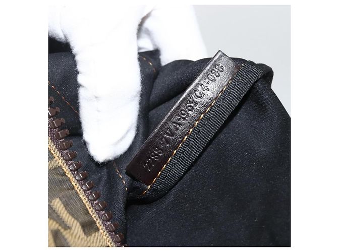 FENDI Zucca Canvas Tote Bag Braun Schwarz Auth 172970 - Ansicht 12
