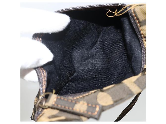 FENDI Zucca Canvas Tote Bag Braun Schwarz Auth 172970 - Ansicht 22