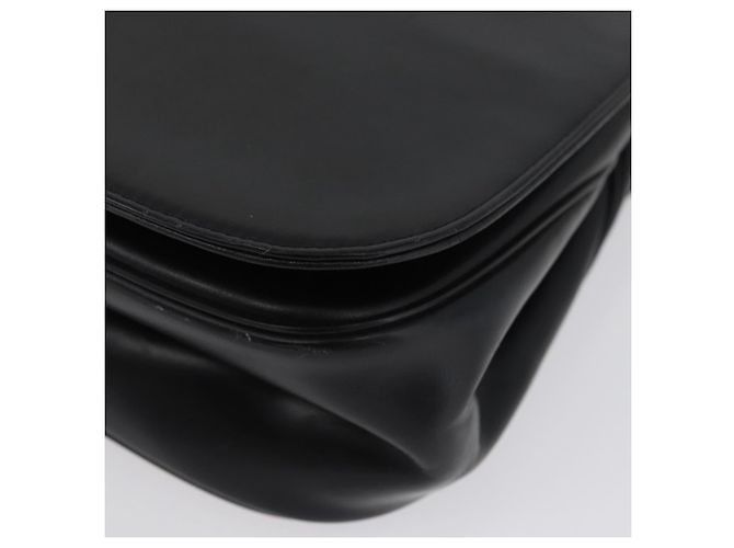 Borsa a Spalla Christian Dior in Pelle di Vitello Nera e Oro Auth LNZ141 Nero D'oro - vista 13