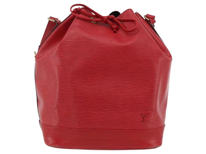 LOUIS VUITTON Borsa a Spalla Epi Noe Rossa M44007 LV Auth 173443 Rosso - vista 13
