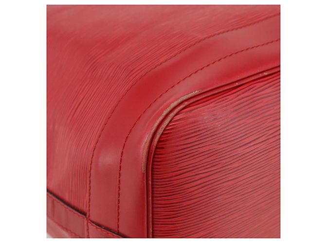 LOUIS VUITTON Borsa a Spalla Epi Noe Rossa M44007 LV Auth 173443 Rosso - vista 14