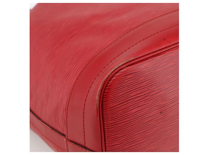 LOUIS VUITTON Borsa a Spalla Epi Noe Rossa M44007 LV Auth 173443 Rosso - vista 16