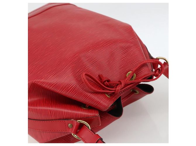 LOUIS VUITTON Borsa a Spalla Epi Noe Rossa M44007 LV Auth 173443 Rosso - vista 6